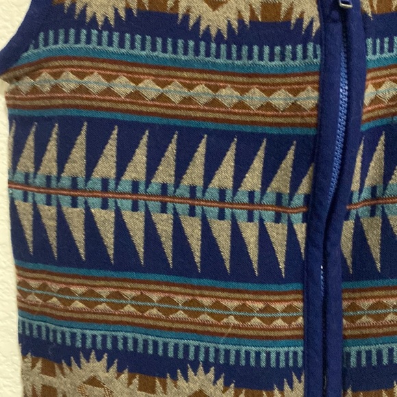 Pendleton Vintage Aztec, Western, Southwestern Pattern Vest - Picture 5 of 6